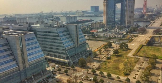 Tokyo Odaiba vedere de pe balconul hotelului